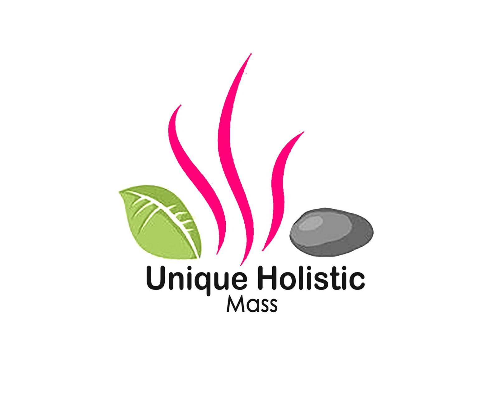 Unique Holistic Mass Logo